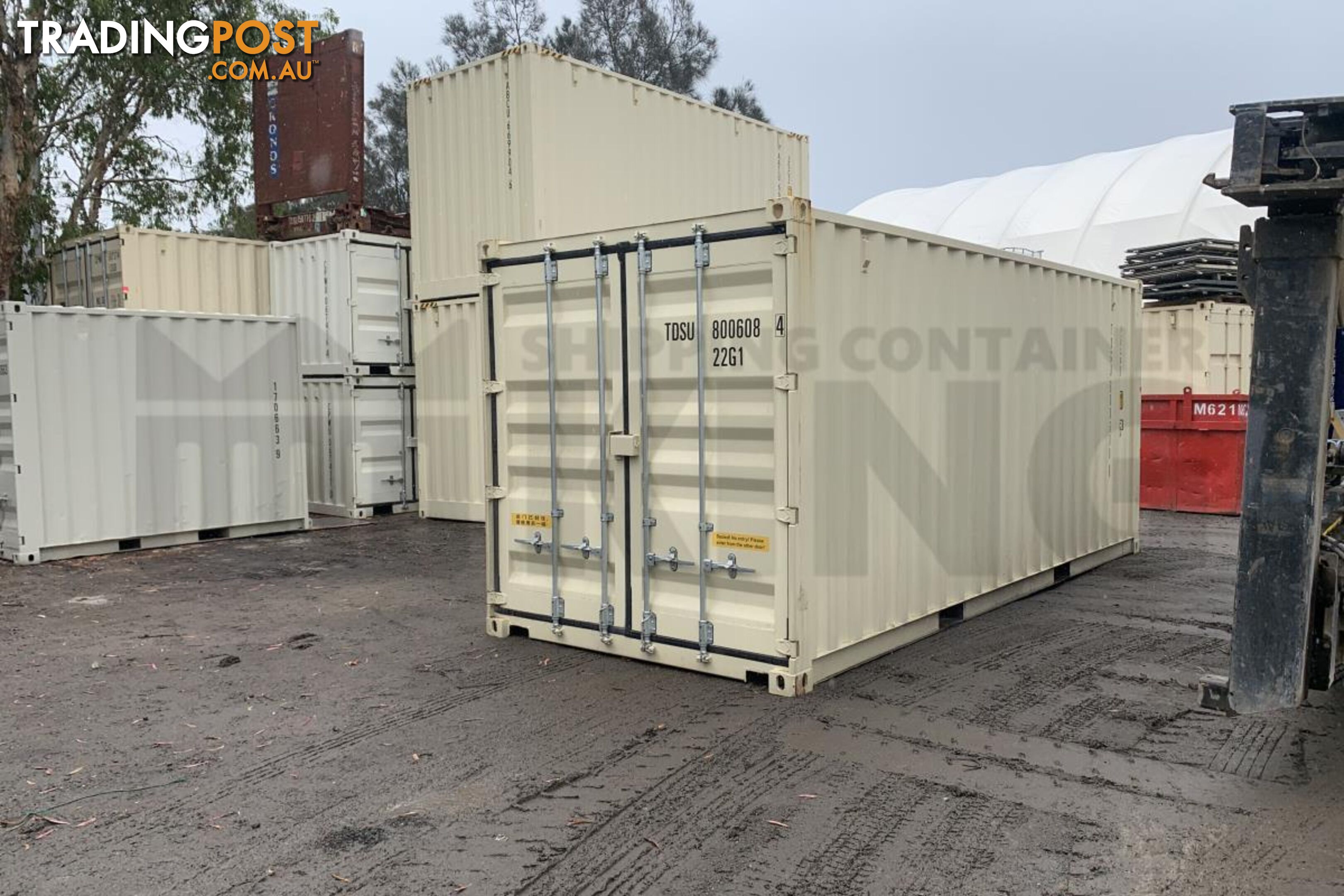 20' STANDARD HEIGHT SHIPPING CONTAINER (DOORS BOTH ENDS) - in Townsville