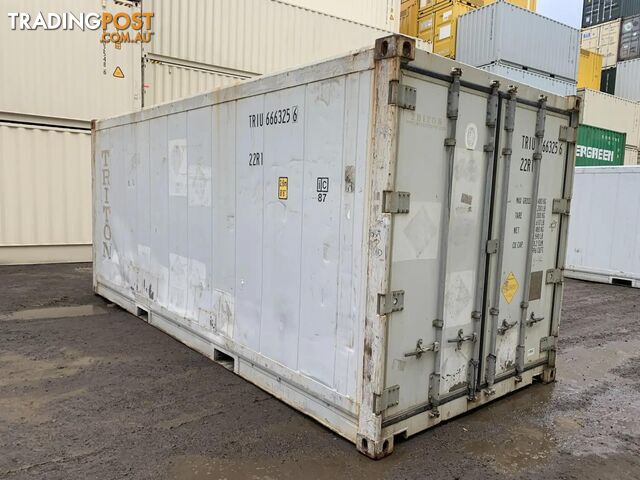 USED 20FT REFRIGERATED SHIPPING CONTAINER, NON-OPERATIONAL