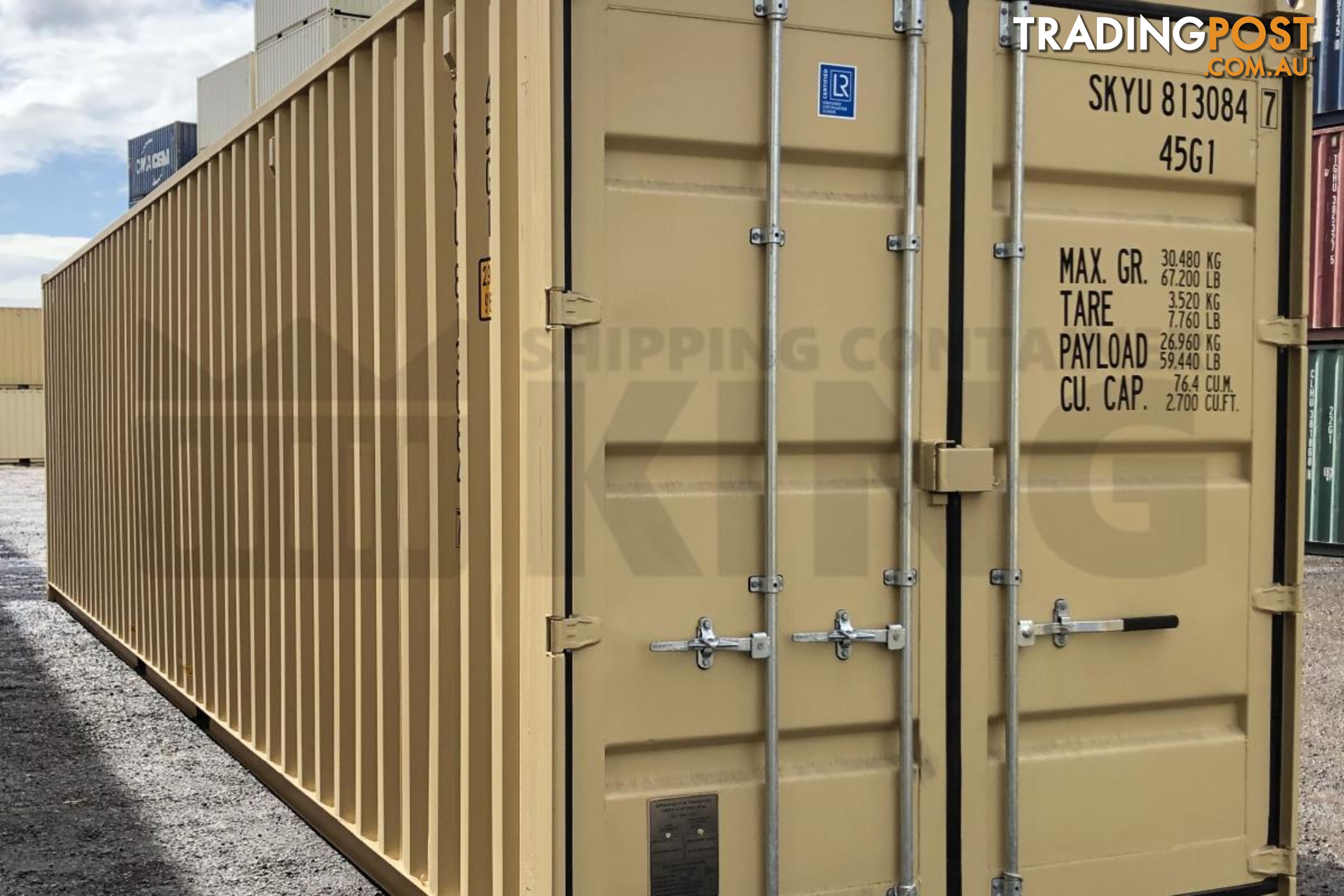 40' HIGH CUBE SHIPPING CONTAINER - in Cairns