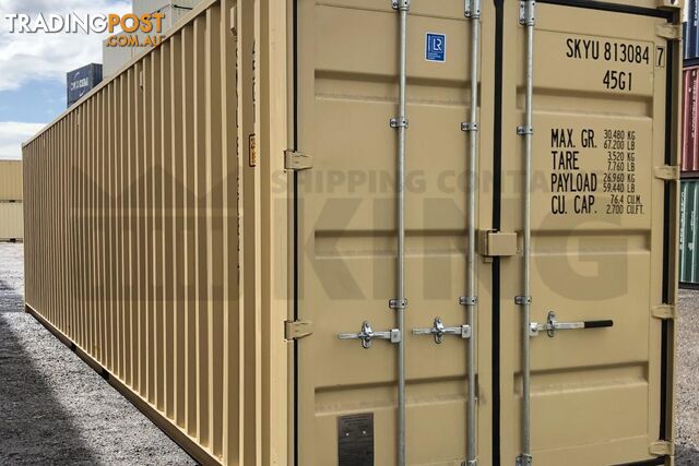 40' HIGH CUBE SHIPPING CONTAINER - in Cairns