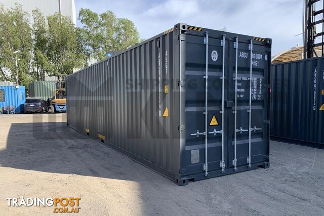 40' HIGH CUBE SHIPPING CONTAINER (STEEL FLOOR) - in Brisbane