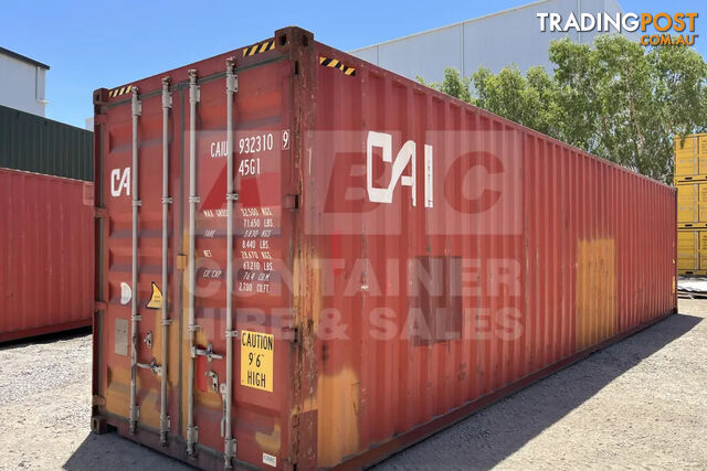40' HIGH CUBE SHIPPING CONTAINER
