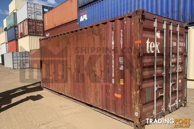 20' STANDARD HEIGHT SHIPPING CONTAINER - in Brisbane