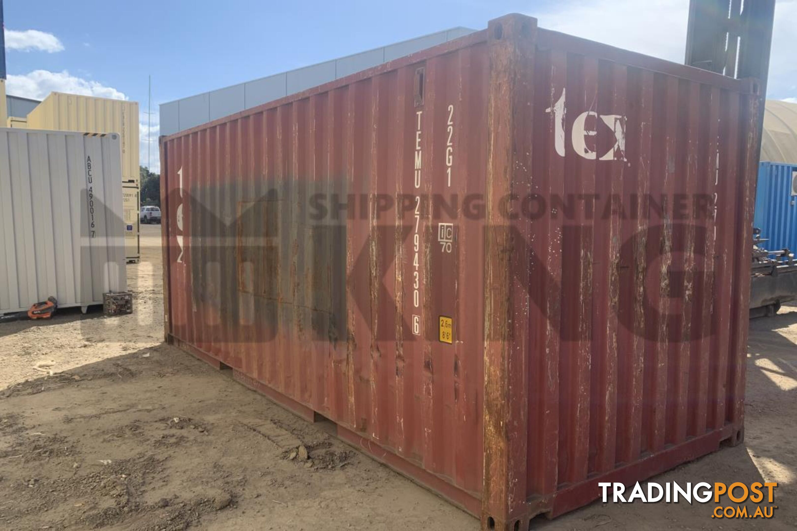 20' STANDARD HEIGHT SHIPPING CONTAINER - in Brisbane