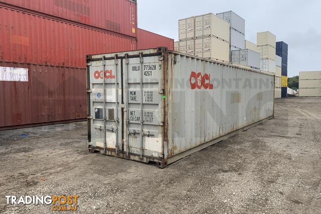 40' STANDARD HEIGHT SHIPPING CONTAINER - in Brisbane