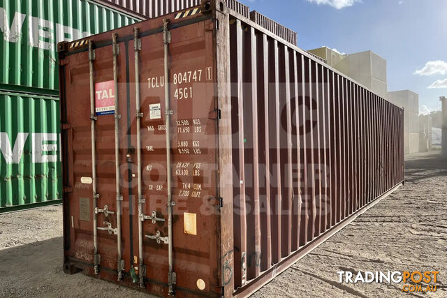 40' HIGH CUBE SHIPPING CONTAINER - in Gympie - photo 1 of 40