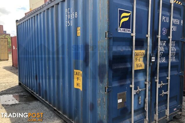 20' HIGH CUBE OPEN TOP SHIPPING CONTAINER (TARP AND BOWS) - in Brisbane