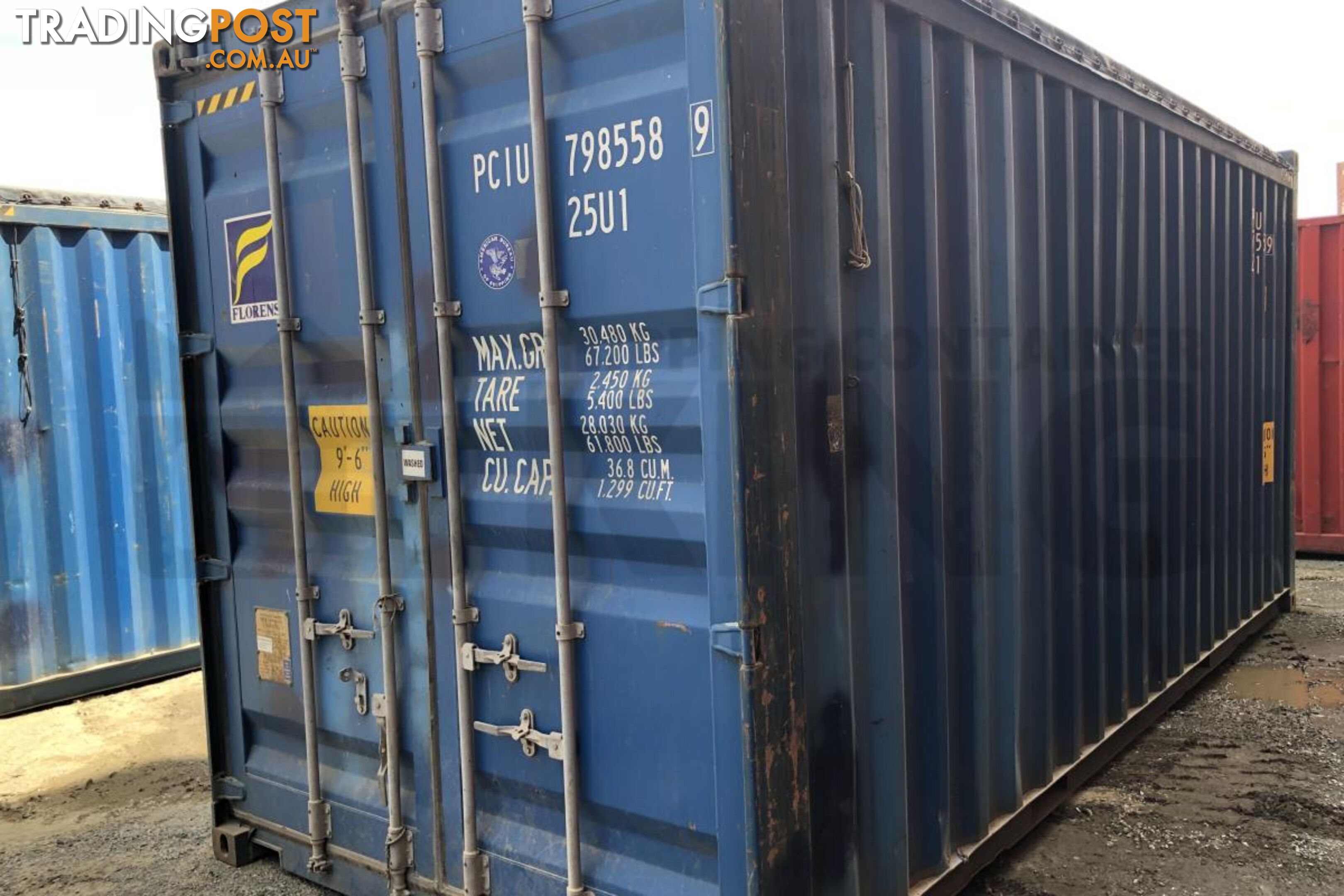 20' HIGH CUBE OPEN TOP SHIPPING CONTAINER (TARP AND BOWS) - in Brisbane