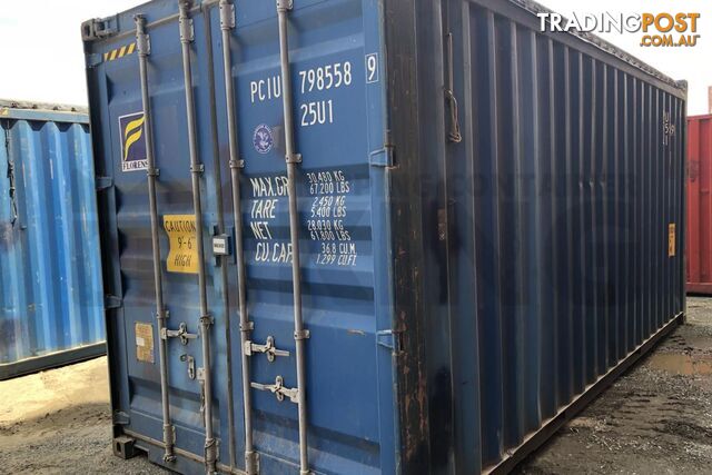 20' HIGH CUBE OPEN TOP SHIPPING CONTAINER (TARP AND BOWS) - in Brisbane