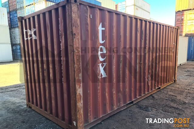 20' STANDARD HEIGHT SHIPPING CONTAINER - in Brisbane