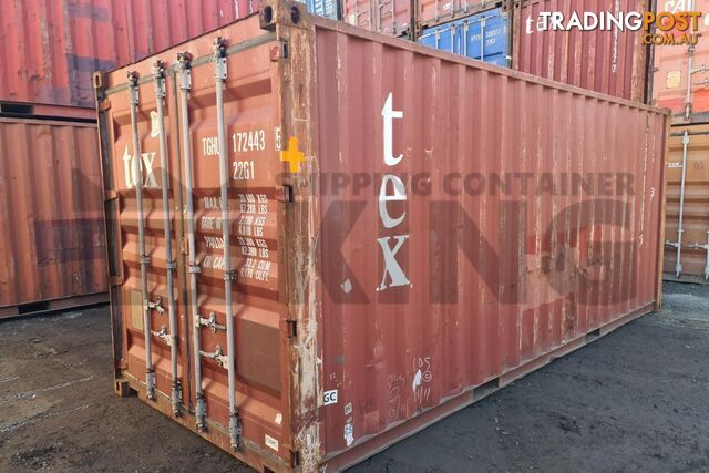 20' STANDARD HEIGHT SHIPPING CONTAINER - in Brisbane