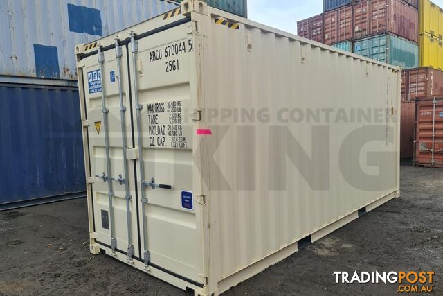 20' HIGH CUBE SHIPPING CONTAINER (STEEL FLOOR)