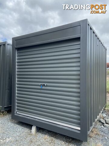 10FT SHIPPING CONTAINER W' ROLLER DOOR END