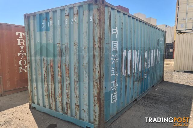 20' STANDARD HEIGHT SHIPPING CONTAINER - in Rockhampton