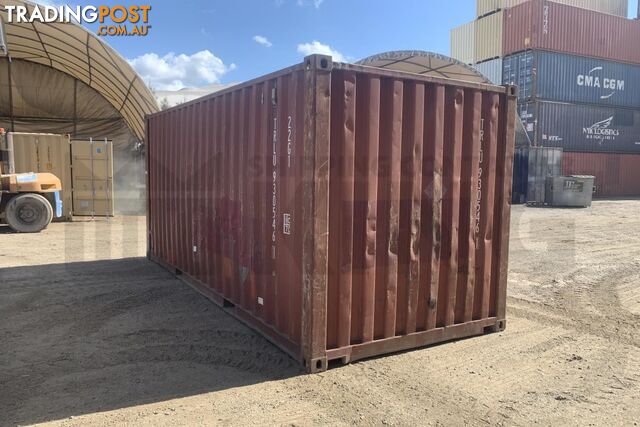 20' STANDARD HEIGHT SHIPPING CONTAINER - in Rockhampton