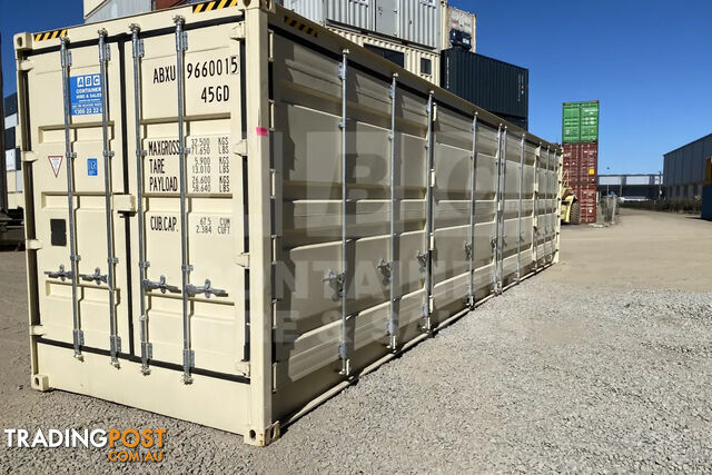40' HIGH CUBE FULL SIDE OPENING SHIPPING CONTAINER