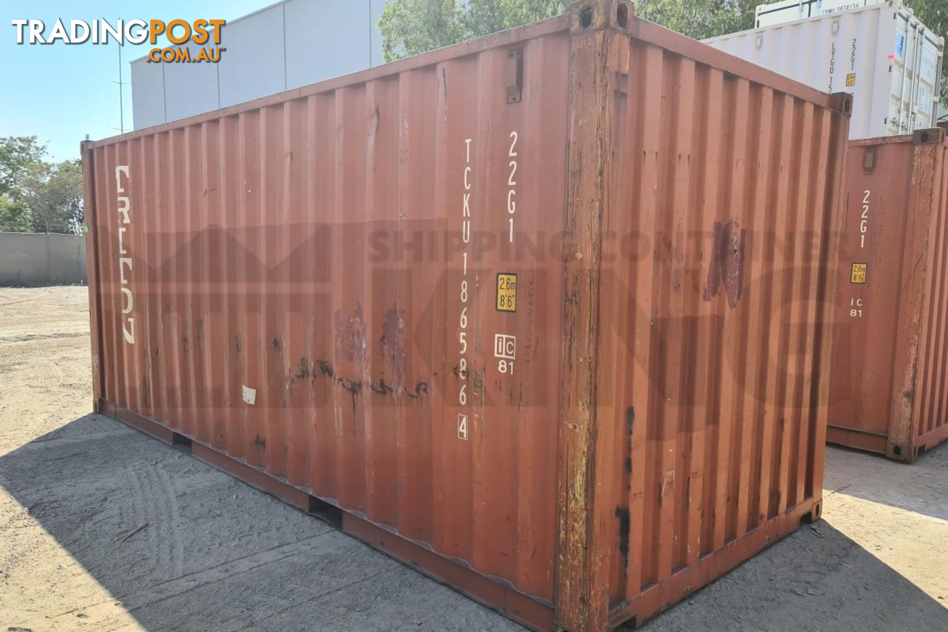 20' STANDARD HEIGHT SHIPPING CONTAINER - in Childers