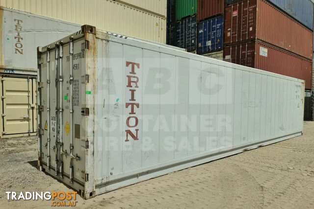 40' HIGH CUBE REFRIGERATED "REEFER" SHIPPING CONTAINER (OPERATIONAL)