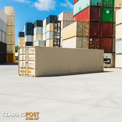 40FT SHIPPING CONTAINER W' DOORS BOTH ENDS