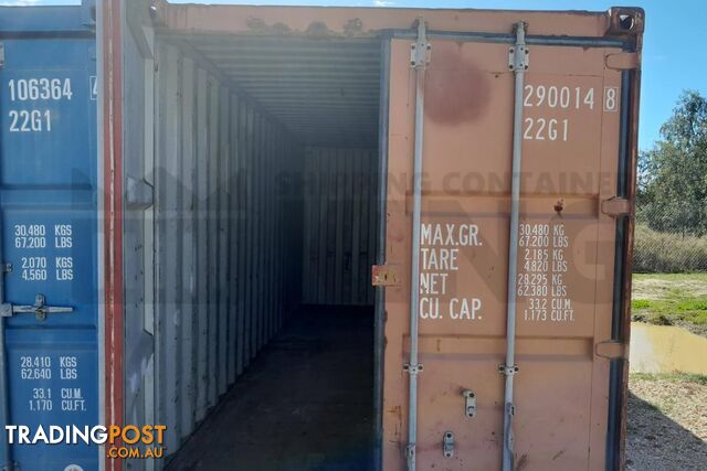20' STANDARD HEIGHT SHIPPING CONTAINER - in Goondiwindi