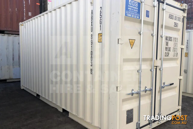 20' HIGH CUBE SHIPPING CONTAINER (STEEL FLOOR)