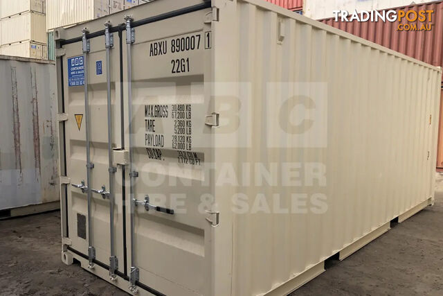 20' STANDARD HEIGHT SHIPPING CONTAINER (STEEL FLOOR)