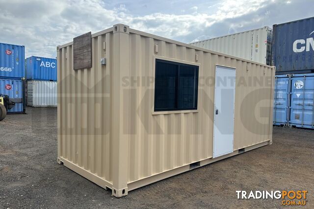 20' SHIPPING CONTAINER OFFICE "BUDGET BARRY" (BUDGET)