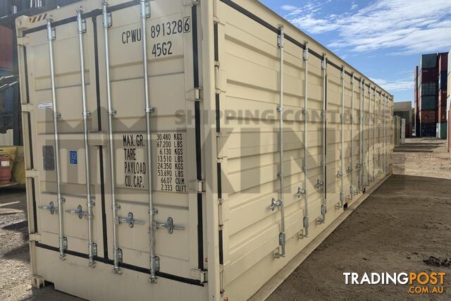 40' HIGH CUBE FULL SIDE OPENING SHIPPING CONTAINER