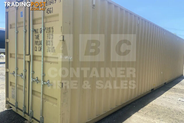 40' HIGH CUBE SHIPPING CONTAINER