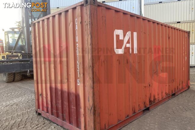20' STANDARD HEIGHT SHIPPING CONTAINER - in Emerald