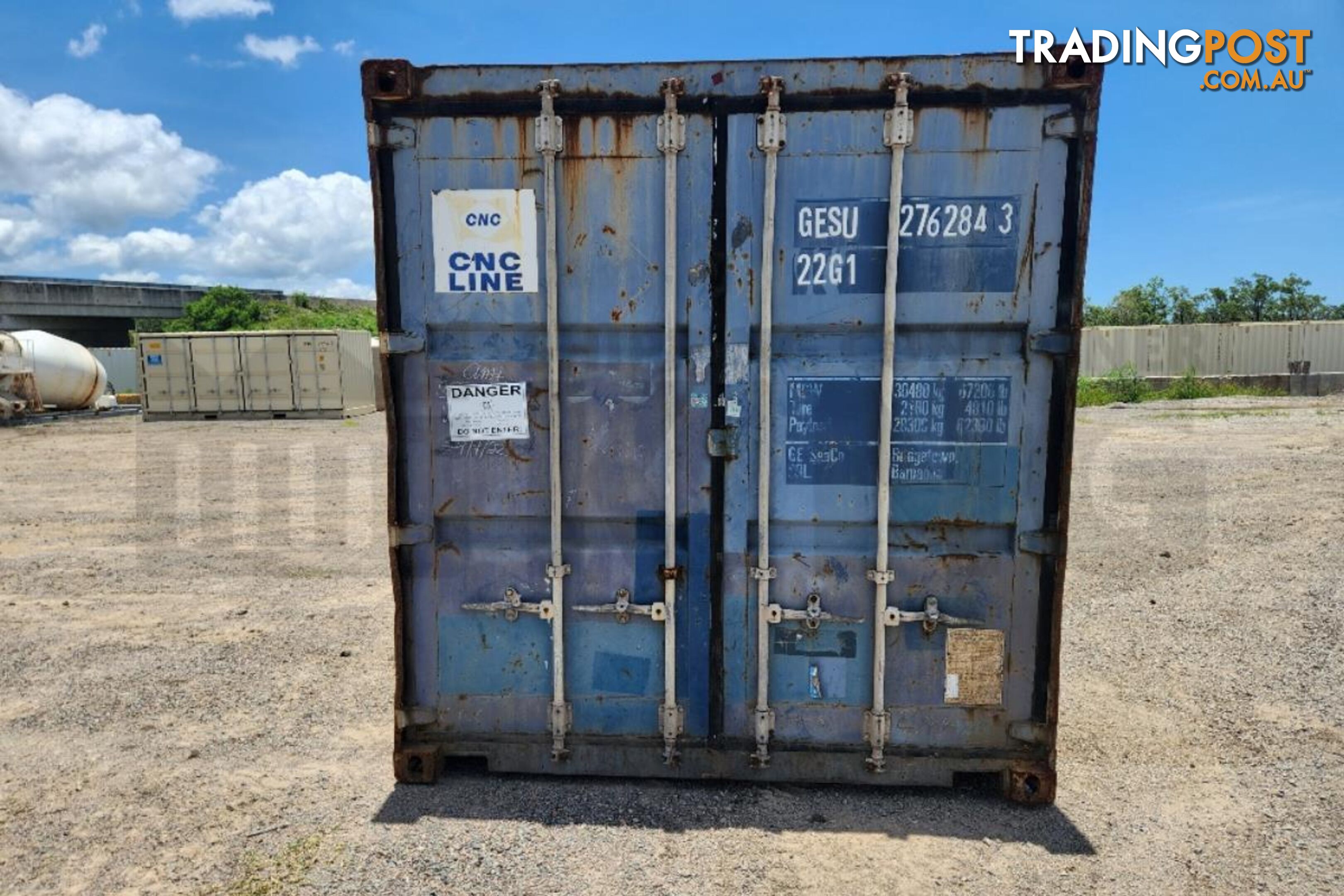 20' STANDARD HEIGHT SHIPPING CONTAINER - in Townsville