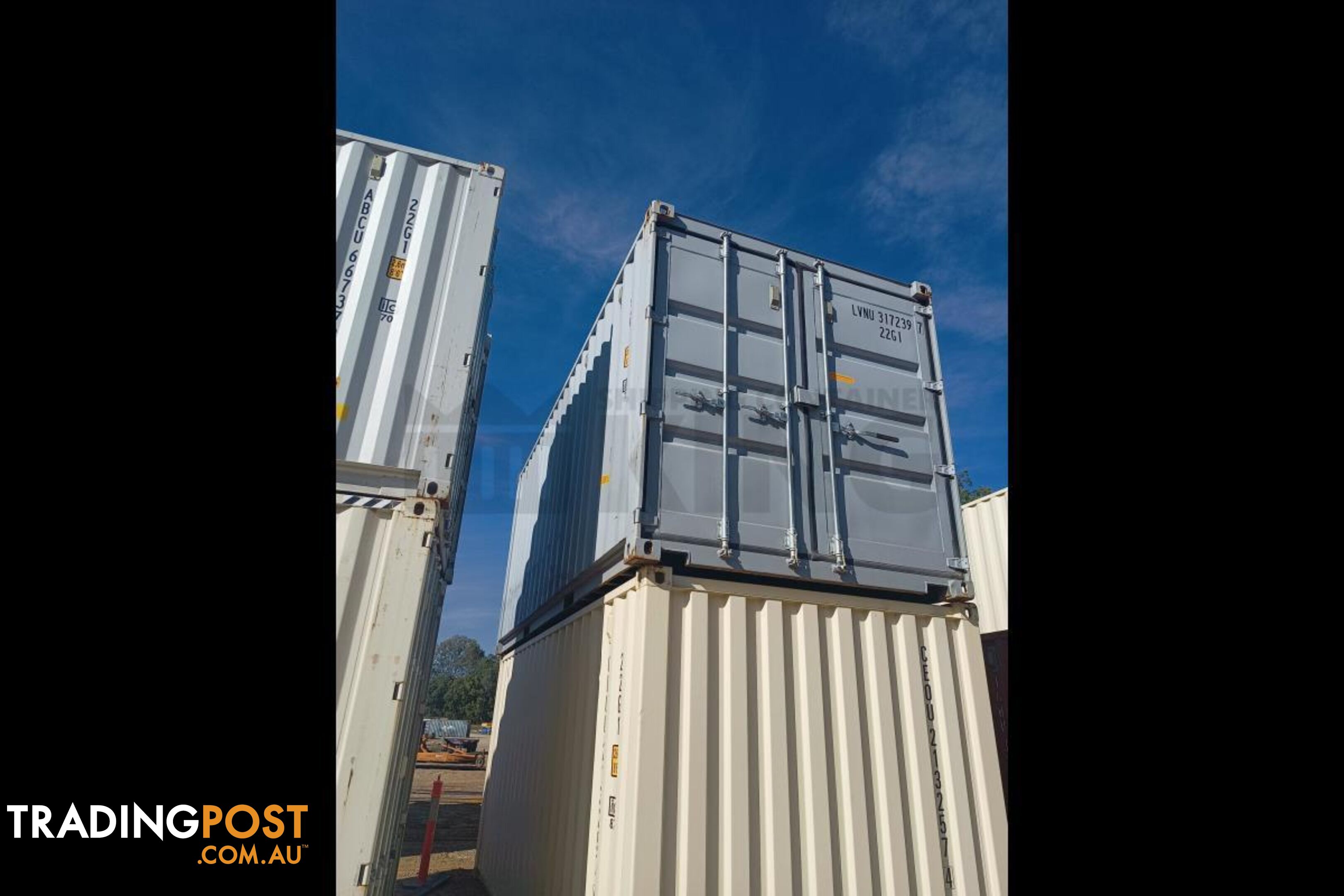 20' STANDARD HEIGHT SHIPPING CONTAINER (DOORS BOTH ENDS) - in Gympie