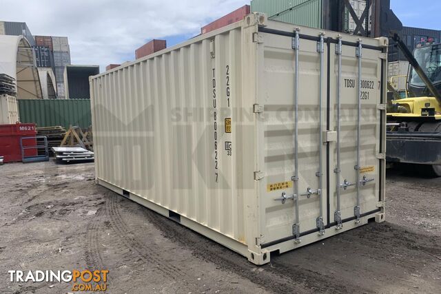 20' STANDARD HEIGHT SHIPPING CONTAINER (DOORS BOTH ENDS) - in MacKay