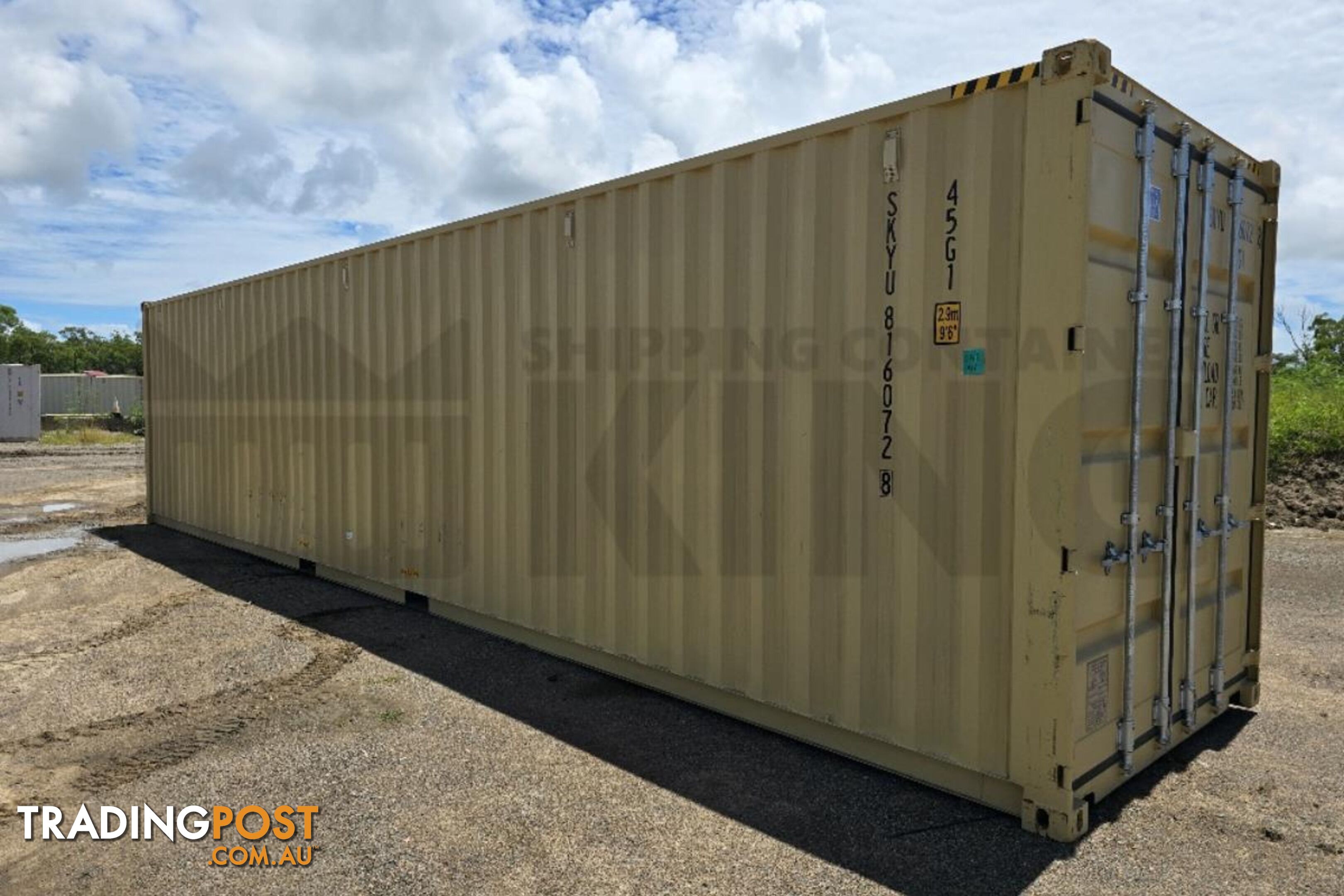 40' HIGH CUBE SHIPPING CONTAINER - in Townsville