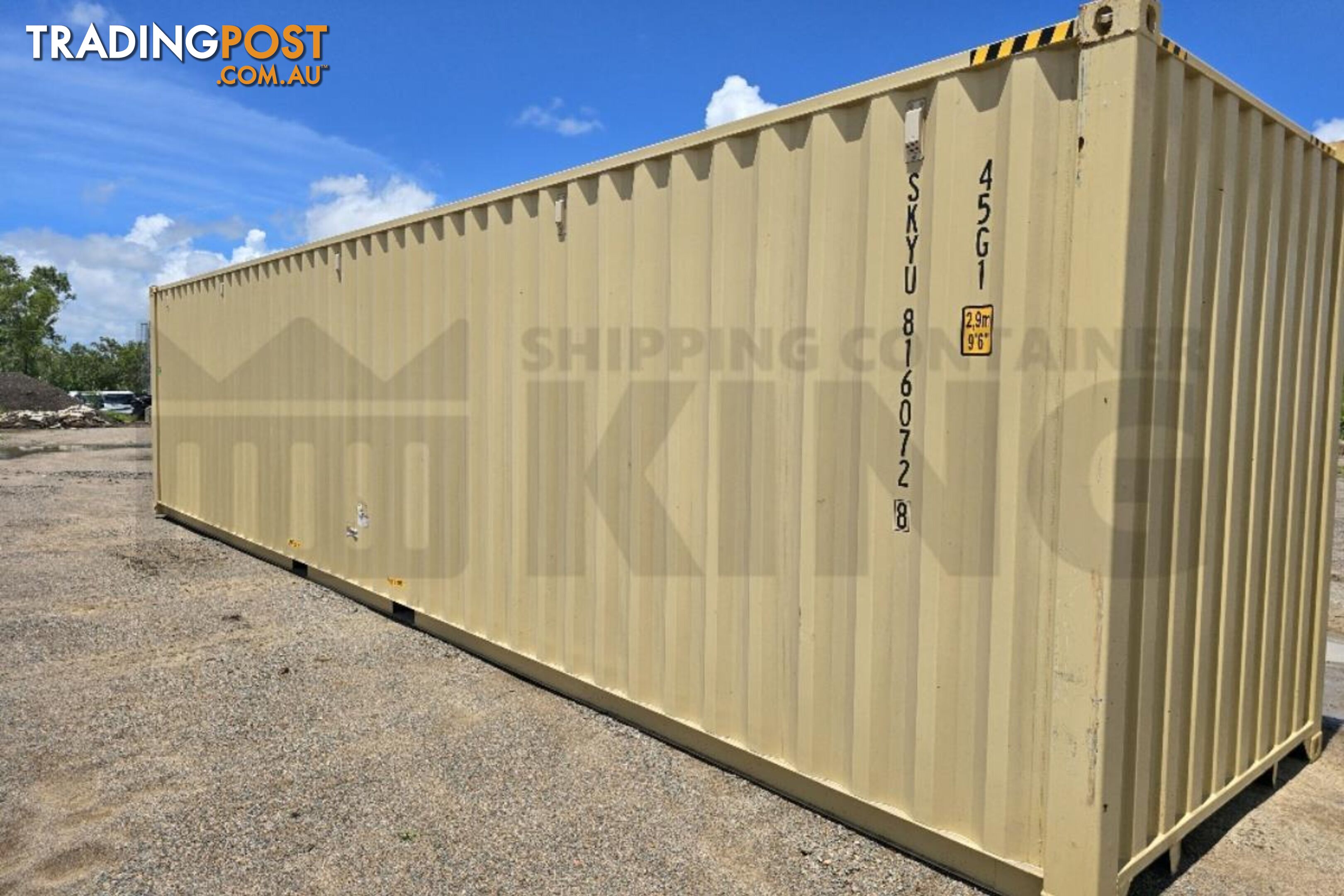 40' HIGH CUBE SHIPPING CONTAINER - in Townsville