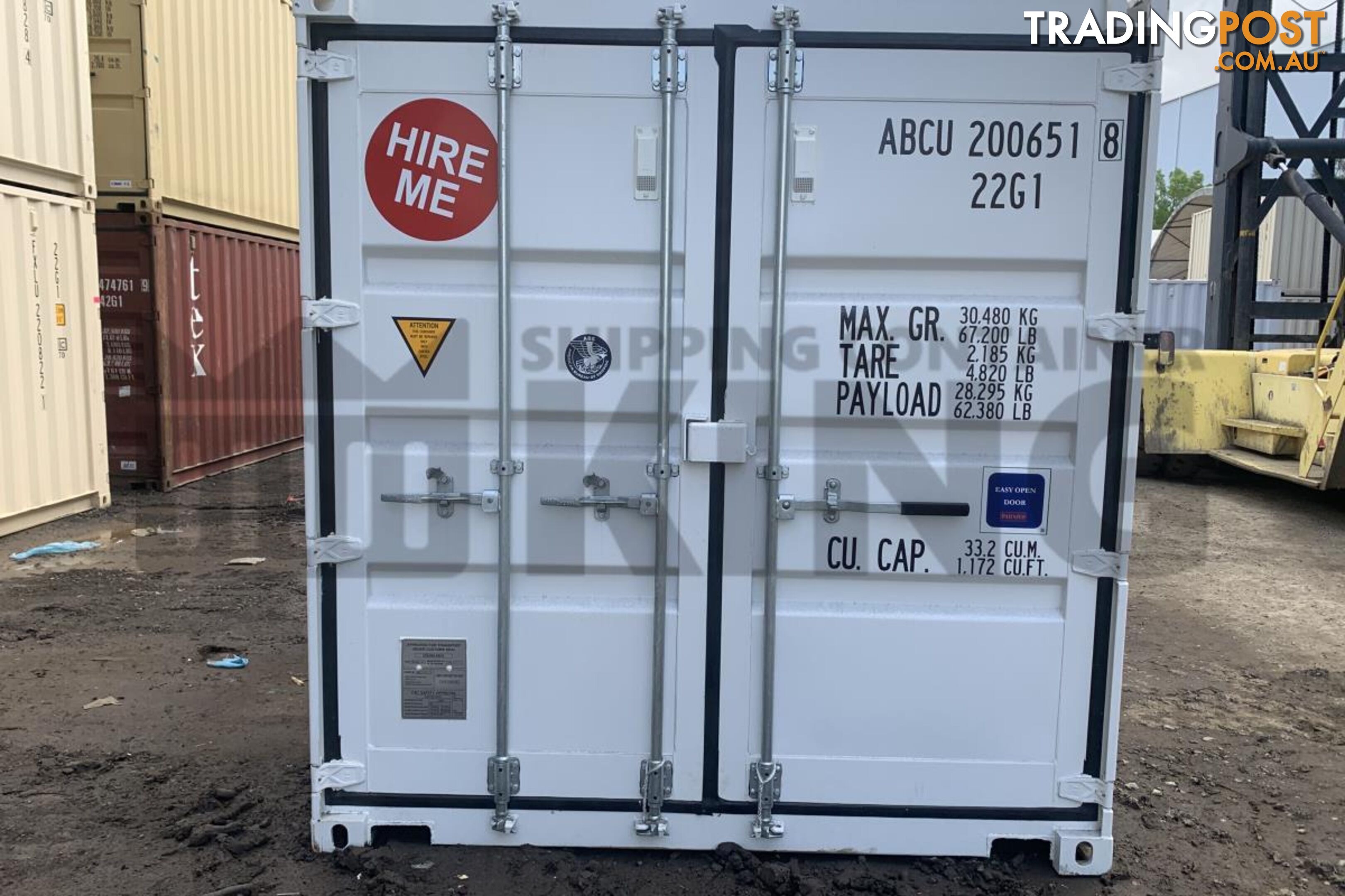 20' STANDARD HEIGHT SHIPPING CONTAINER - in Gladstone