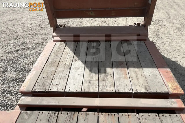 40' FLAT RACK SHIPPING CONTAINER (WITH COLLAPSIBLE ENDS) - photo 5 of 15