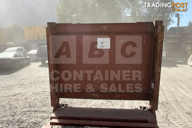 40' FLAT RACK SHIPPING CONTAINER (WITH COLLAPSIBLE ENDS) - photo 4 of 15