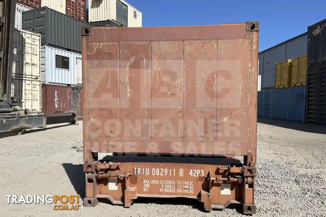 40' FLAT RACK SHIPPING CONTAINER (WITH COLLAPSIBLE ENDS) - photo 1 of 15