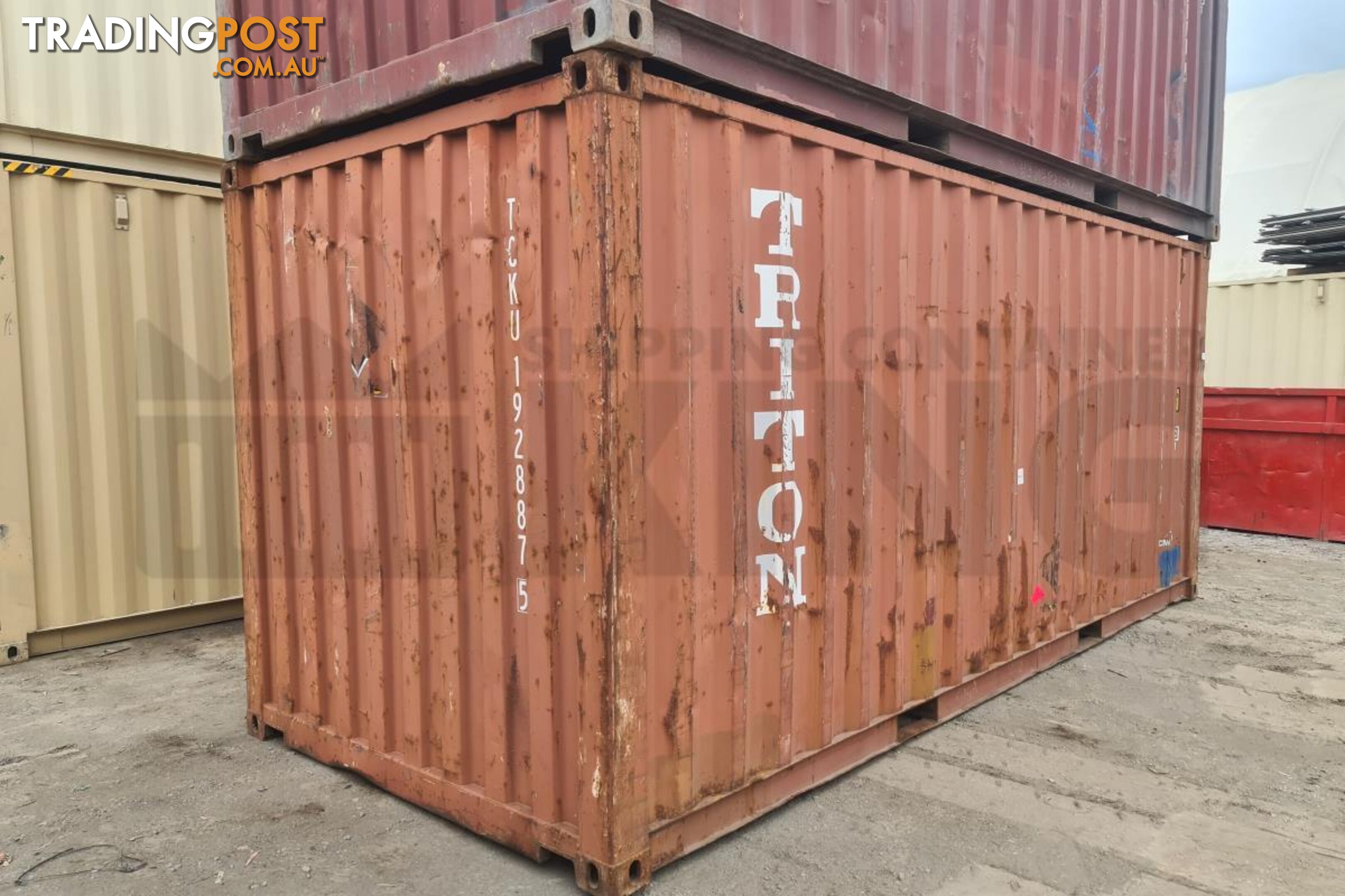 20' STANDARD HEIGHT SHIPPING CONTAINER - in Brisbane