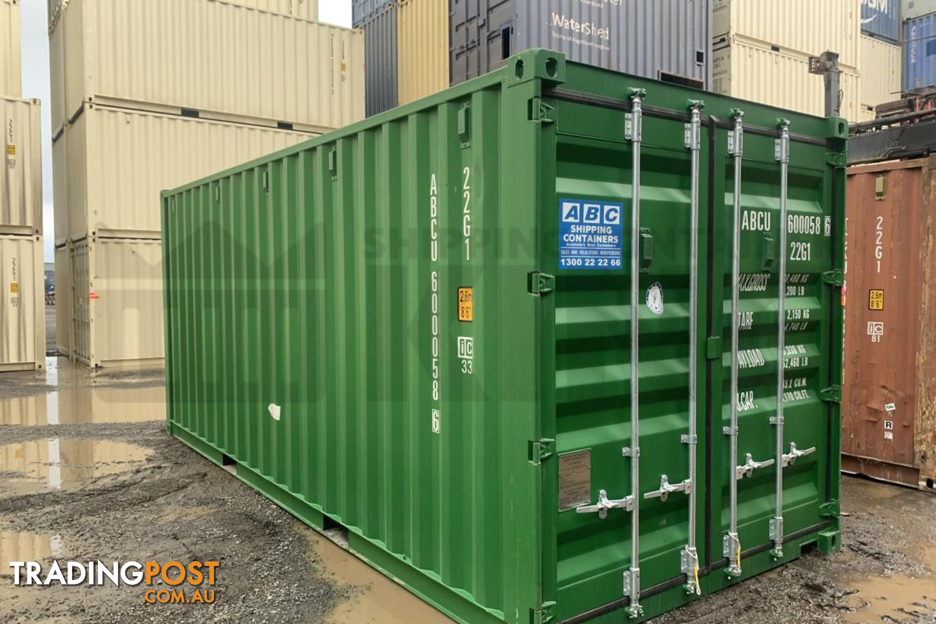 20' STANDARD HEIGHT SHIPPING CONTAINER - in Rockhampton