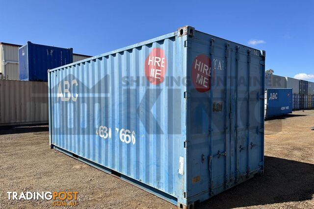 20' STANDARD HEIGHT SHIPPING CONTAINER - in Toowoomba