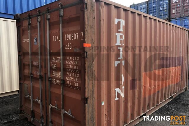 20' STANDARD HEIGHT SHIPPING CONTAINER - in Brisbane