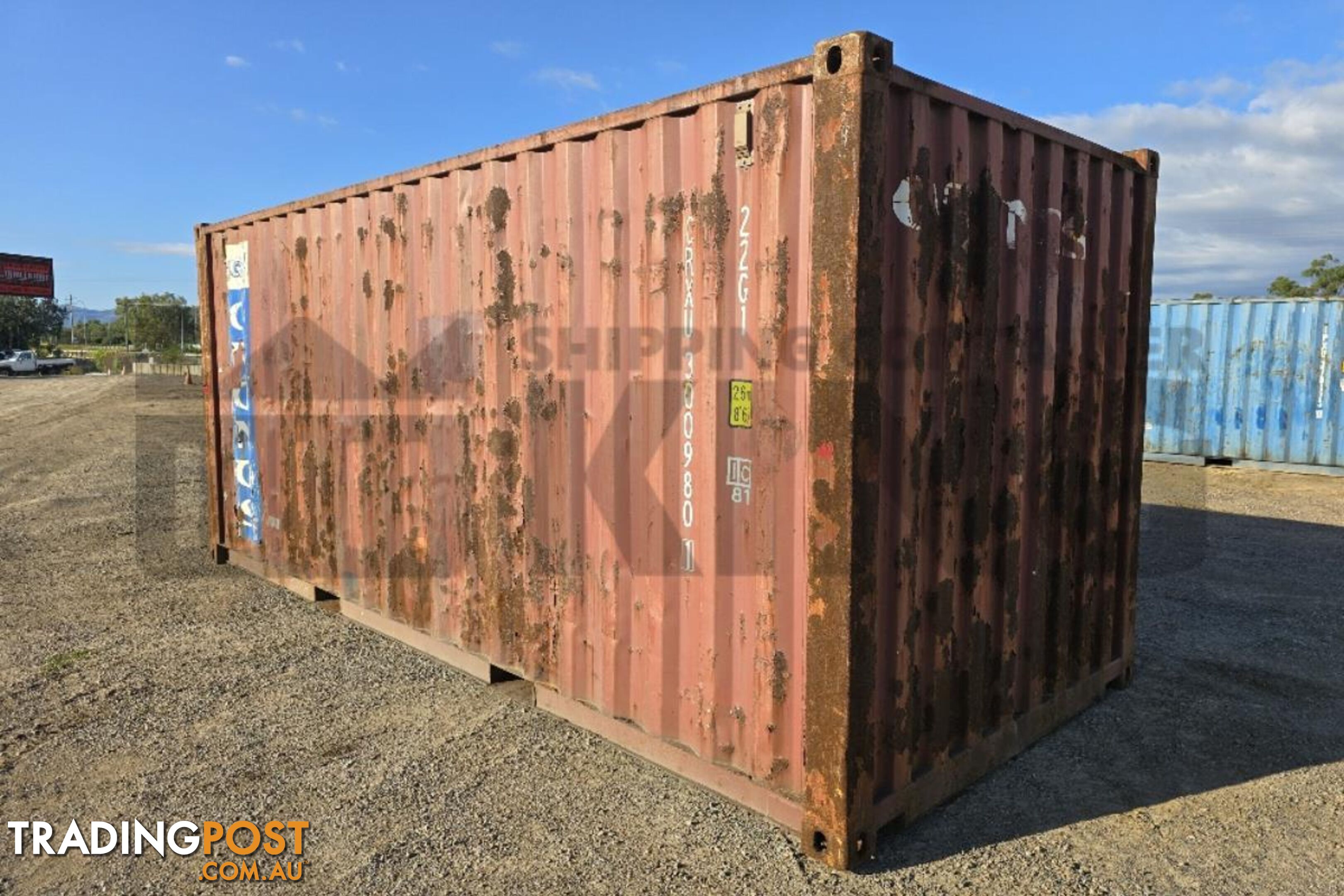 20' STANDARD HEIGHT SHIPPING CONTAINER (AS-IS CONDITION) - in Townsville