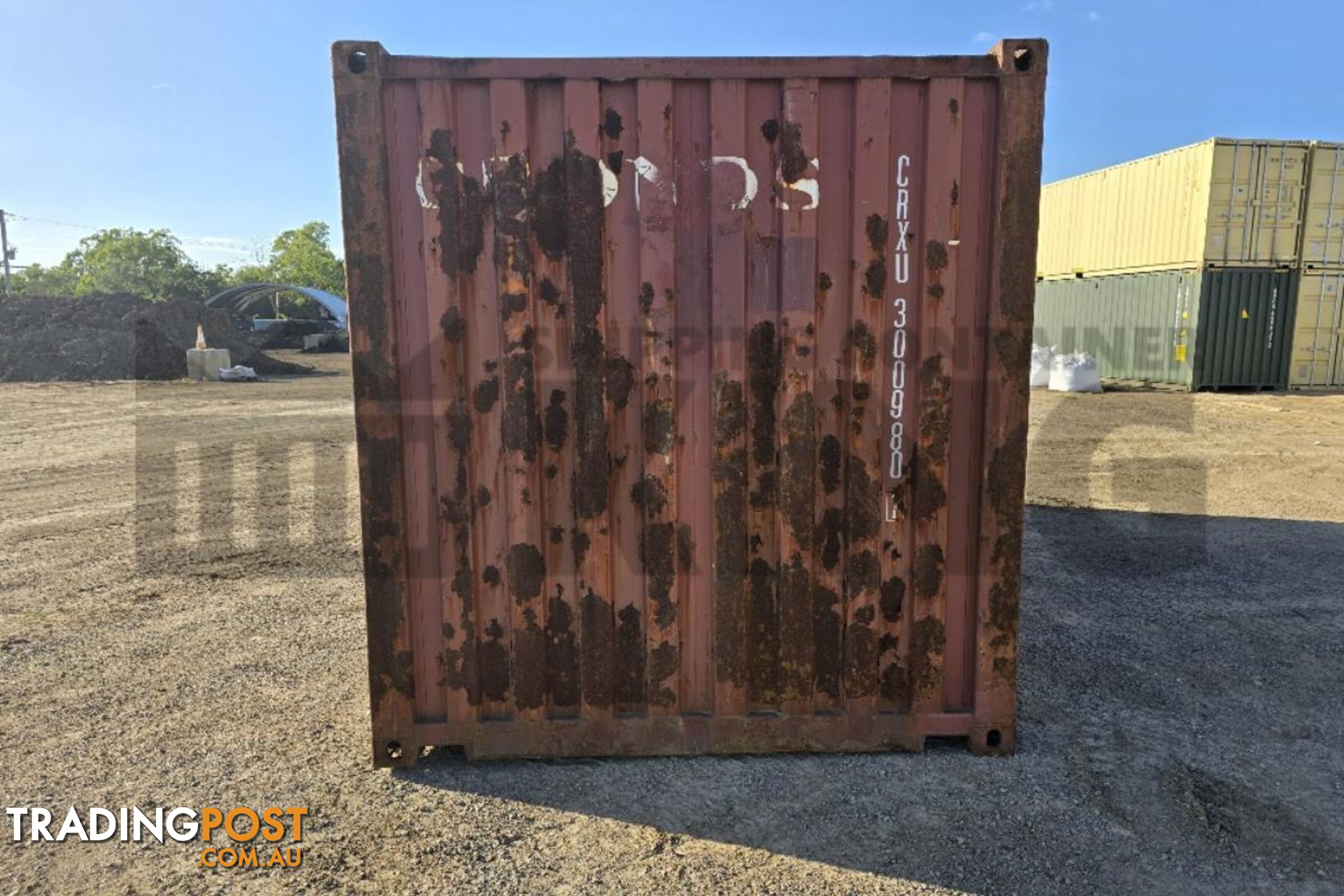 20' STANDARD HEIGHT SHIPPING CONTAINER (AS-IS CONDITION) - in Townsville