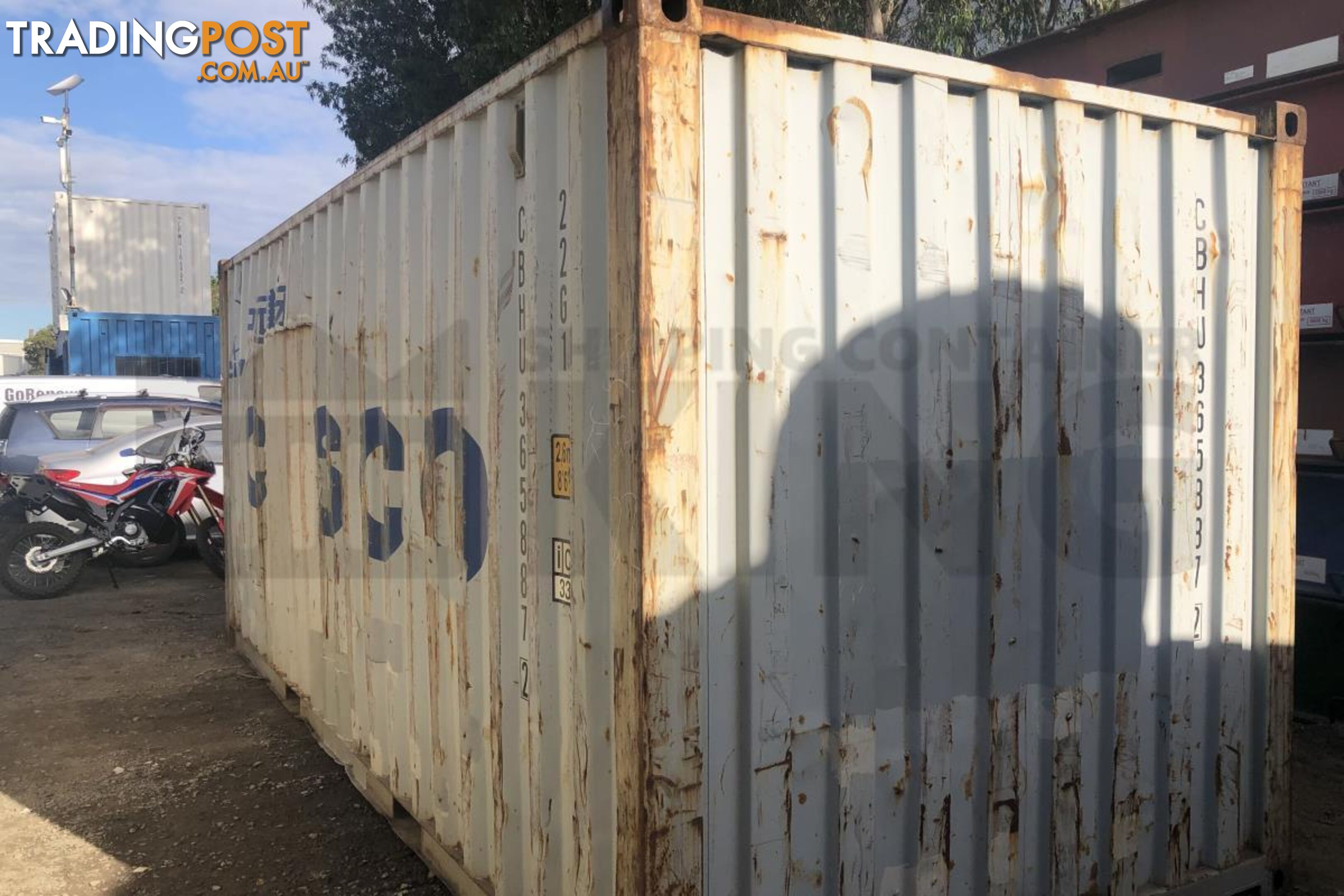 20' STANDARD HEIGHT SHIPPING CONTAINER - in Cairns