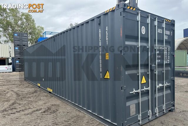 40' HIGH CUBE SHIPPING CONTAINER (STEEL FLOOR) - in Brisbane