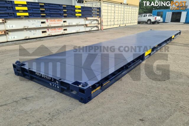 40' PLATFORM 316MM BASE DEPTH SHIPPING CONTAINER (BUILT IN TWIST LOCK) - in Brisbane