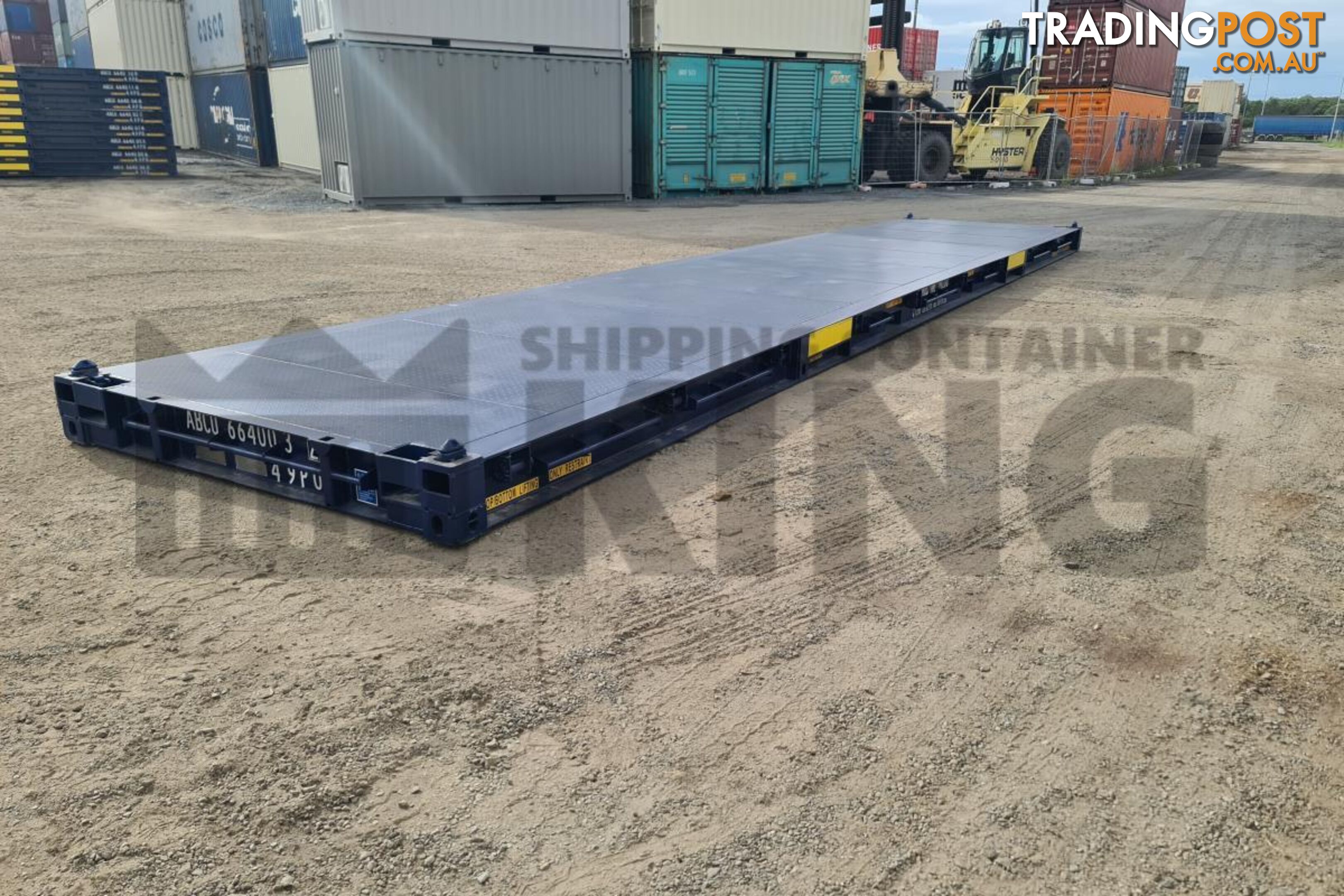 40' PLATFORM 316MM BASE DEPTH SHIPPING CONTAINER (BUILT IN TWIST LOCK) - in Brisbane