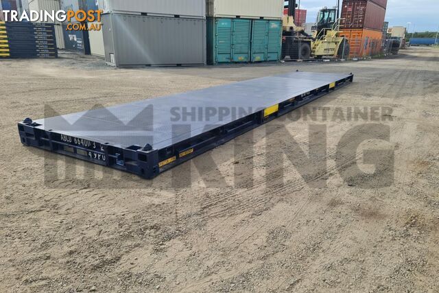 40' PLATFORM 316MM BASE DEPTH SHIPPING CONTAINER (BUILT IN TWIST LOCK) - in Brisbane